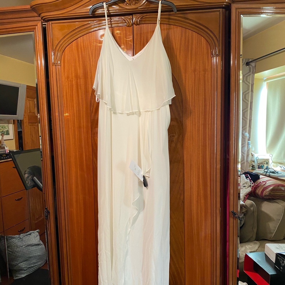 Long white sun dress